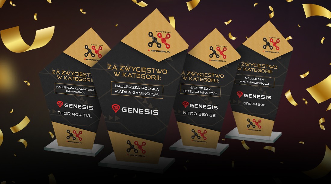 GENESIS again voted the best Polish gaming brand by ITHardware readers!