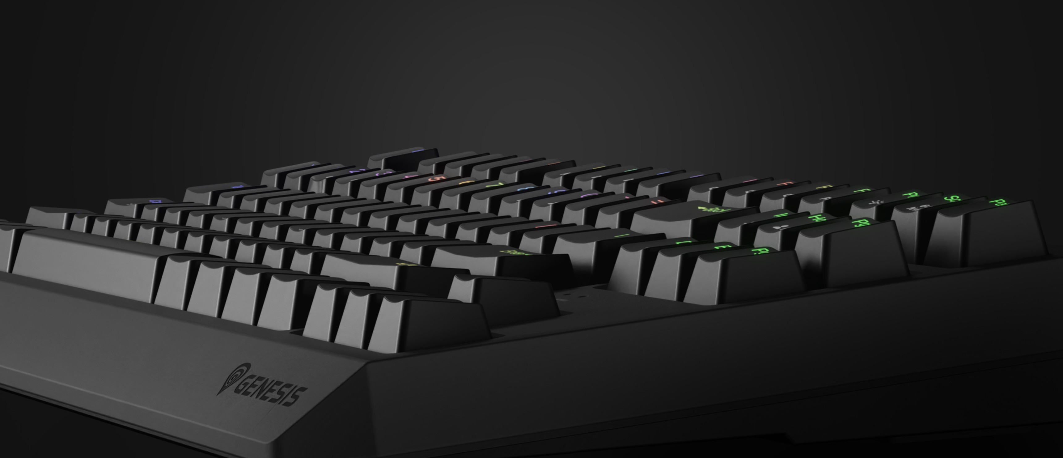 Tastatură mecanică de gaming cu un layout TKL, cu comutatoare Outemu roșii și iluminare de fundal RGB personalizabilă